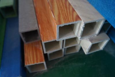 China Customized Fiber Reinforced Polymer FRP Square Tube Pultruded Profiles for sale