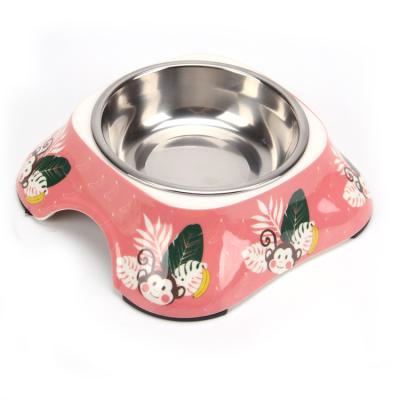 China Colorful Stainless Steel Pet Food Bowl with The Latest design for sale