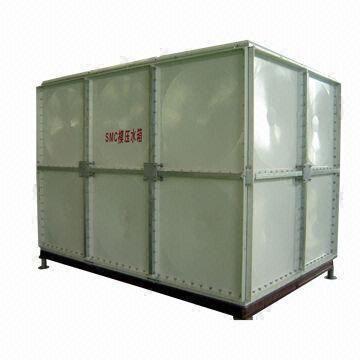 China Corrosion-resistant FRP SMC Water Tank with Integral Strength and Nice Adaptability for sale