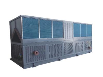 China Energy Saving Packaged Air Cooled Screw Chiller / Heat Exchanger Chiller for sale