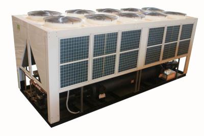China Refrigerador de agua refrescado aire doble de poco ruido del compresor del tornillo del sistema de circuito en venta