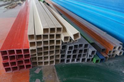 China Pultruded FRP Profiles Fiber Square Tube Subsidiary Steel Tube for sale