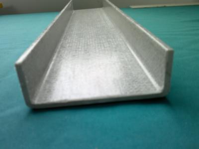China Glass Fiber Reinforced Plastic Pultruded FRP C Channels Composite Profiles for sale