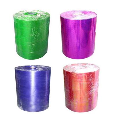 China PET Materials Christmas Gift Ribbon 1m And 50cm Width Polypropylene Ribbon for sale