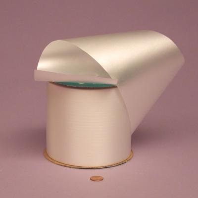 China Type Writing Ribbon Roll 100mm Bright Color Wrapping Wide Curling Ribbon for sale