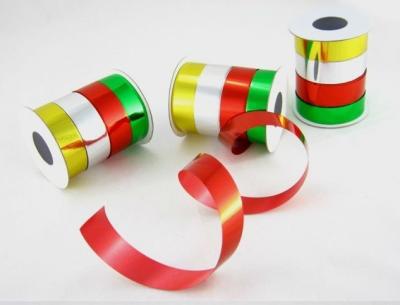 China La anchura superior PP del rollo 5m m de la cinta imprimió la cinta sólida y metálica del rizo en venta