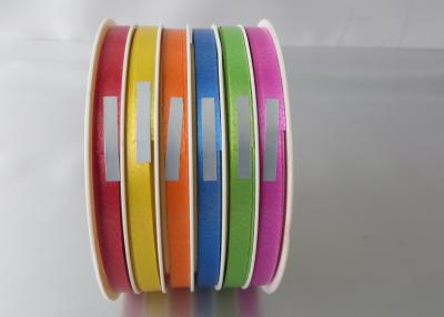 China Beautiful 4 / 6 channel wrapping ribbon 5mm , 10mm width for mixed color products packing for sale