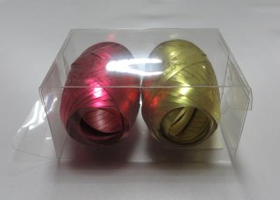 China 5mm X 10m Matt metallic printed Curling Ribbon Egg , solid Embossed Ribbon for sale