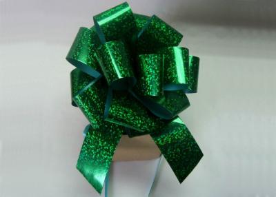China Holografische Groene boog 4“ dia 250mm van Fushia Pom Pom breedte voor giftbevordering Te koop