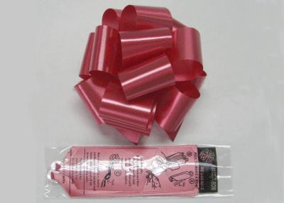 China Arco polivinílico rojo brillante de Pom Pom con la cinta sólida para casarse la decoración y la celebración en venta