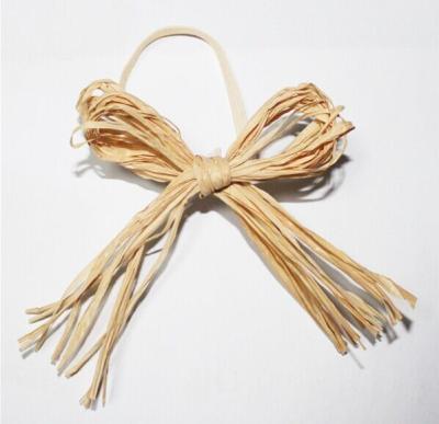 Chine Le papier de paquet de cadeau pretied l'arc de ruban de lien d'arc de ruban de raphia/Noël de lien à vendre