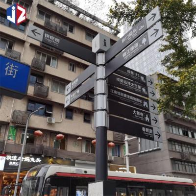 China Outdoor Standing Directional Wayfinding Signs Aluminium Illuminated LED Signs for sale