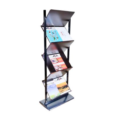 China Zig Zag Detachable Information Display Stand 460X350mm Aluminum Profile for sale