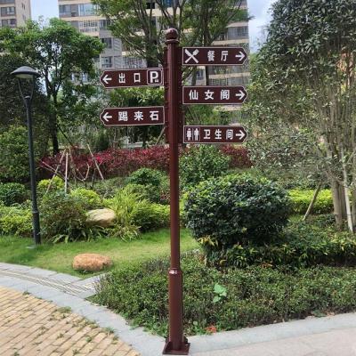 China Acrylic Decoration Wayfinding Directional Signage Double Sides Display for sale