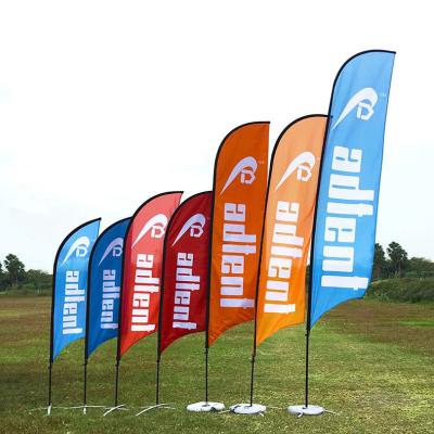 China Aluminium Fiberglass Outdoor Banner Flags for sale