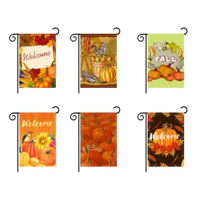 China Digital Printing 600D Double Sided Garden Flag Sublimation Yard Flags for sale
