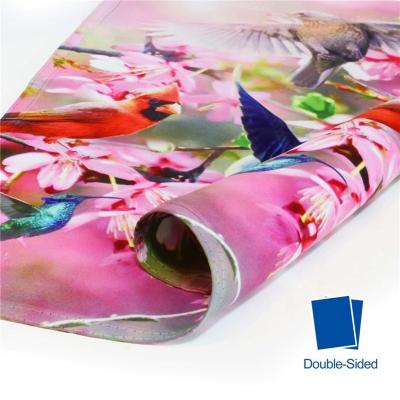 China Sublimation Printing Double Sided Garden Flag 12x18 inch Custom logo for sale