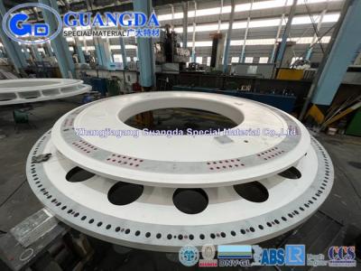 China Guina o ferro fundido Spheroidal EN-GJS-500-7 da grafite das carcaças da turbina eólica da placa de base, QT500-7 à venda