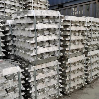 China T-Bar Large High Pure Aluminum Ingot Scrap 99.9% 99.85% Melting for sale