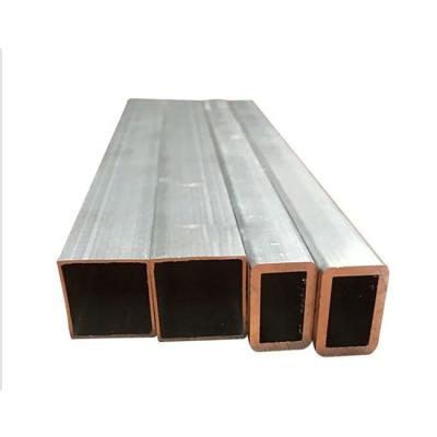 China 16mm 19mm 20mm Aluminium Square Tube For Trailer Cube System DIY Cubic Cabinet Galvanized for sale