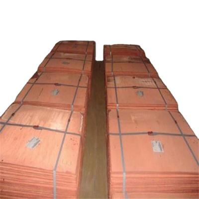 China 4x8 Copper Cathode Sheet 99.99% Purity Electrolytic Copper Plating for sale