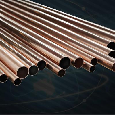 China 1 Inch 3 Inch 5 Inch Copper Round Pipe 99.95% Semi Finished  20 Ft for sale