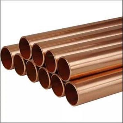 China 1.5 2 inch Thin Wall Copper Round Pipe Tube 99.99% PE For Oil Transportation System split ac for sale