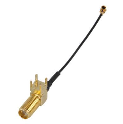 China SMA female socket Right angle Interface Cable mount connector for Xbee WIFI for sale