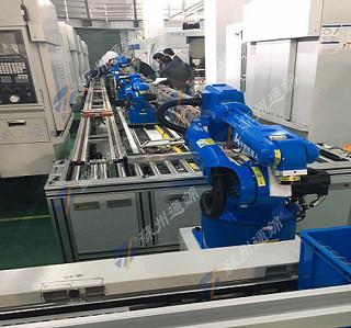 China Environmental Protection Robot Rail System For Loading And Unloading High Precision for sale