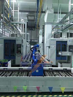 China Pista linear del robot largo flexible del movimiento, cargamento y robot 7 AXIS de la descarga en venta