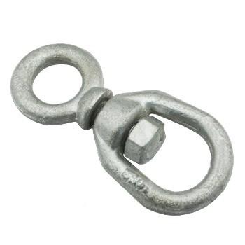 Quality Electricity Eye Jaw Rigging Hardware Chain Double Ended Snap Swivel Chain for sale