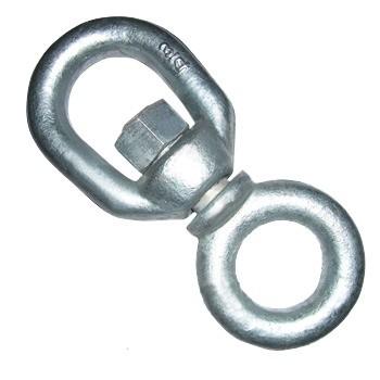 Quality Electricity Eye Jaw Rigging Hardware Chain Double Ended Snap Swivel Chain for sale