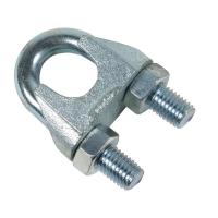 Quality Wire Rope Clamps DIN 1142 8mm Stainless Steel Fitting Clip For ZINC Finish for sale