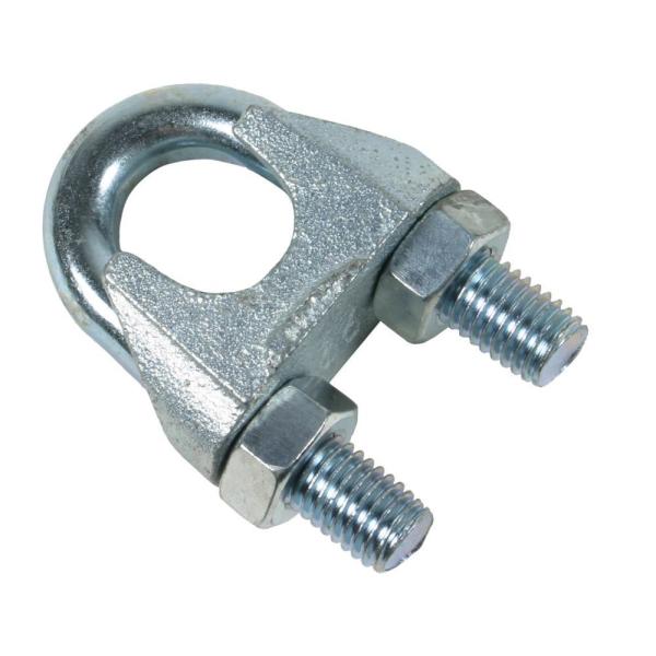 Quality Wire Rope Clamps DIN 1142 8mm Stainless Steel Fitting Clip For ZINC Finish Clamps for sale