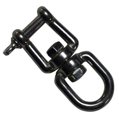 Quality Customized Color Aluminum Swivel Carabiner With Durable Stainless Steel Jaw Eye for sale