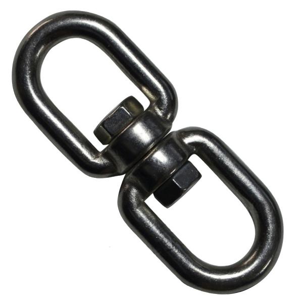 Quality Wire Rope Fittings Eye Eye Swivel Carabiner Swivel Snap Hook Torque Swivel Hinge for sale