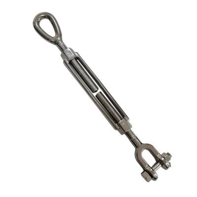 China Stainless Steel 304/316 Eye Jaw Turnbuckles US Type Closed Body Design for sale