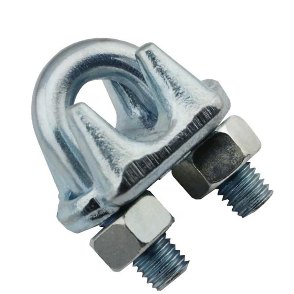 Quality Us Type Drop Forged Wire Rope Clips Stainless Steel With Custom Size ZINC Finish for sale