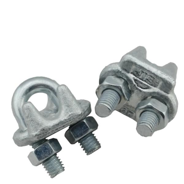 Quality Us Type Drop Forged Wire Rope Clips Stainless Steel With Custom Size ZINC Finish for sale