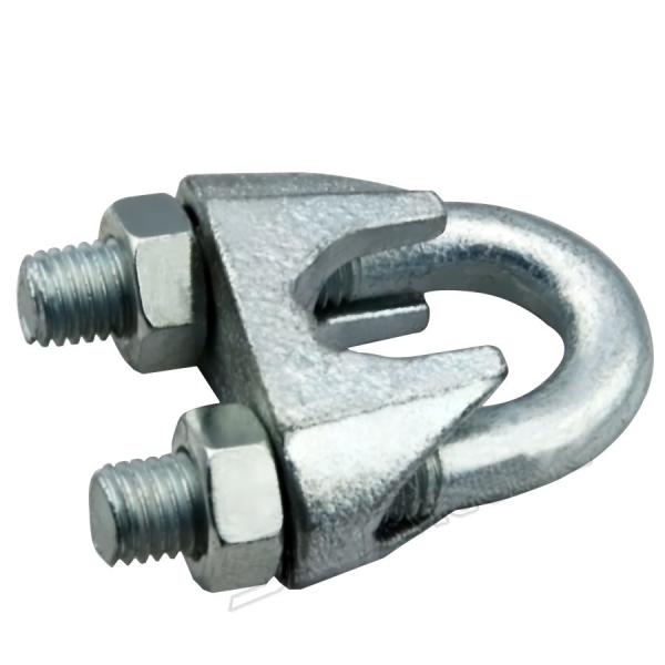 Quality Zinc Finish US Type Galv Malleable Wire Rope Clips For Industry Applications for sale