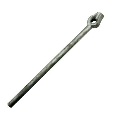 Quality ZINC PLATED Finish Forged Steel Assembly Helix Screw Anchor Rod for sale