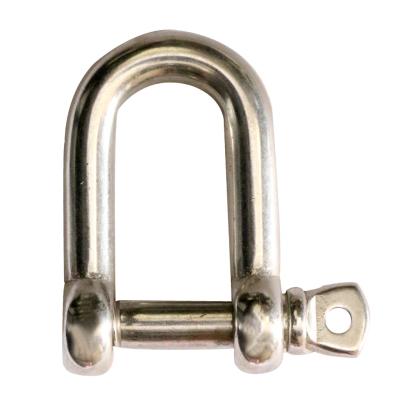 China Galvanized D Shackle OEM 304 Stainless Steel Rigging Hardware Dee Shackle for sale