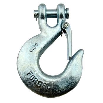 China Metal Safety Latch Drop Forged Lifting Eye Hook For Outdoor Climbing Activity for sale