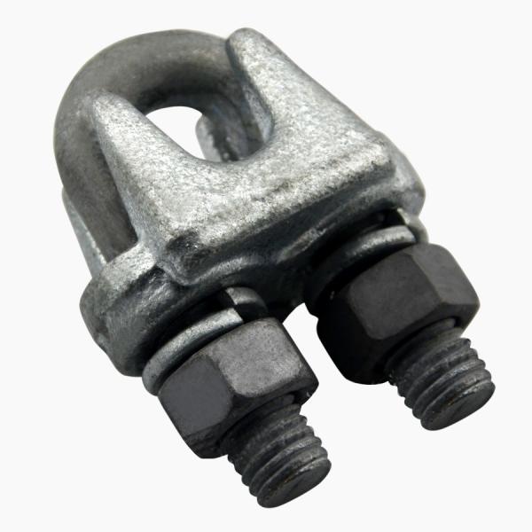 Quality Hot DIP Galvanized Guy Clips Wire Rope Clip U Bolt Connector For Pole Line Hardware for sale