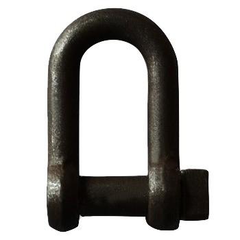 China Galvanized CE Forged Pin Bow D Square Head Screw Pin Trawling Shackles for sale