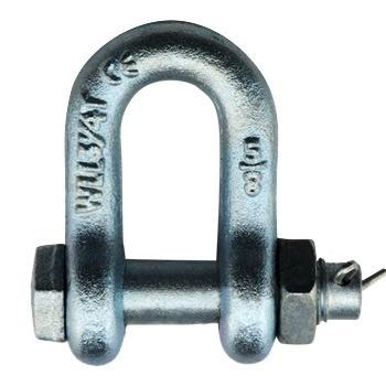 China Swivel Snap Shackle Galvanized US Type Bolt Chain Shackles G-2150 for sale