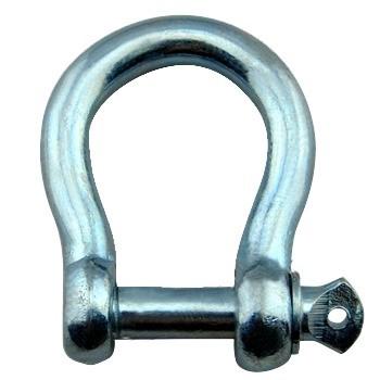 China Customised Galvanized European Type Large Bow Shackles For Industrial for sale