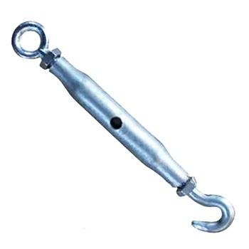 China Us Type Drop Forged Galvanized Turnbuckle Stainless Steel Hook Eye Turnbuckle for sale