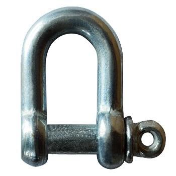 Quality Stainless Steel JIS Type Shackles For Marine Lifting No Collar Design Construction for sale