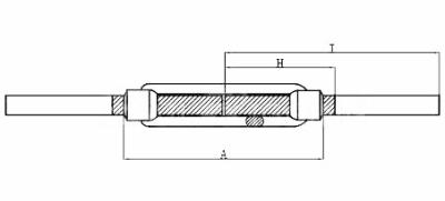 Quality Water Treatment Carbon Steel DIN 1480 Turnbuckles Stub End for sale